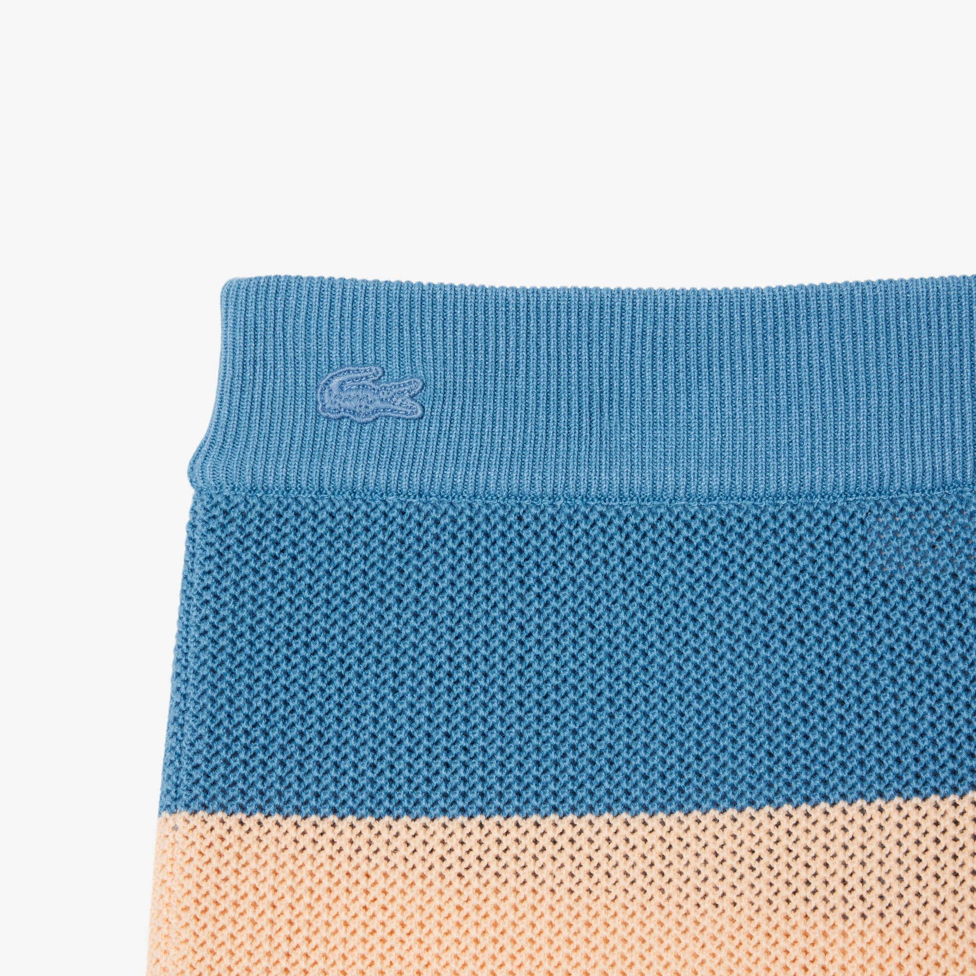 Striped Mesh Knit Shorts