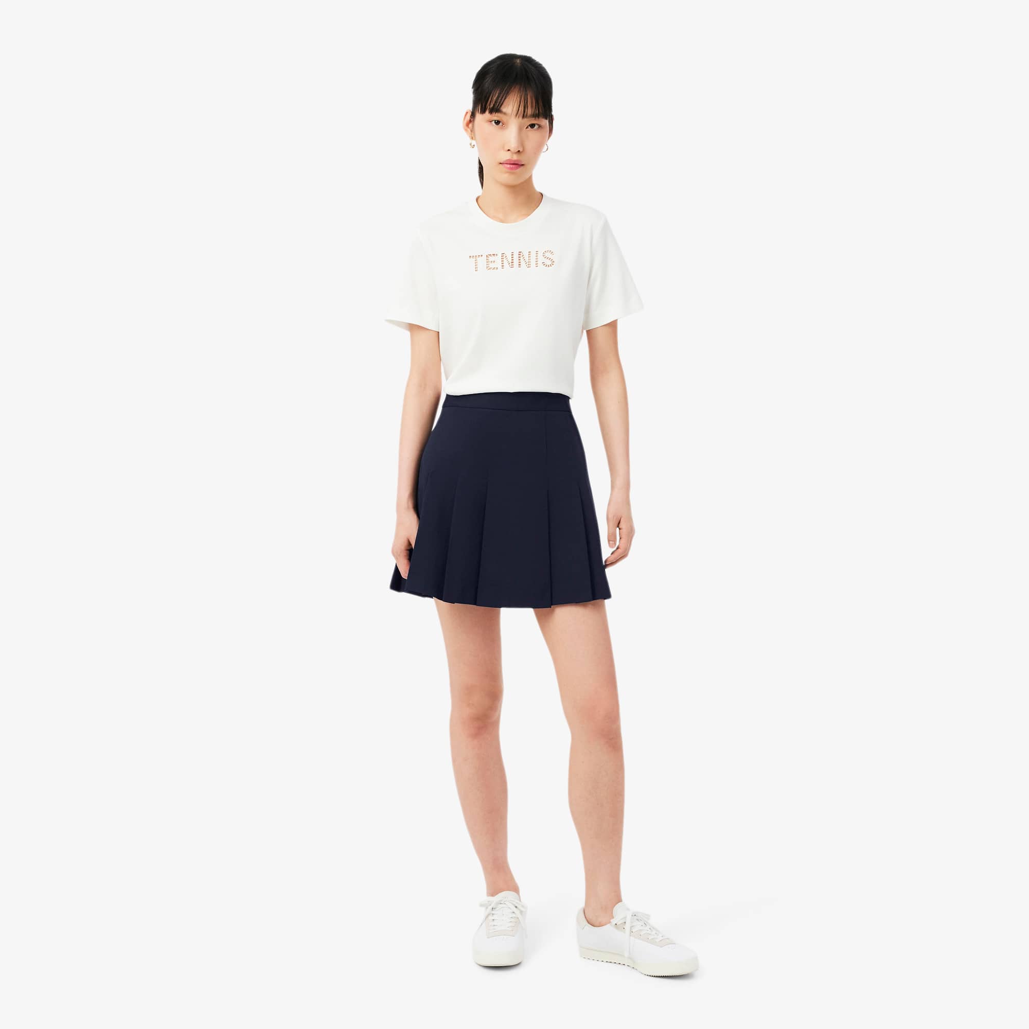 Women's Short Stretch Cotton Pleated Skirt - Shorts & Skirts - New