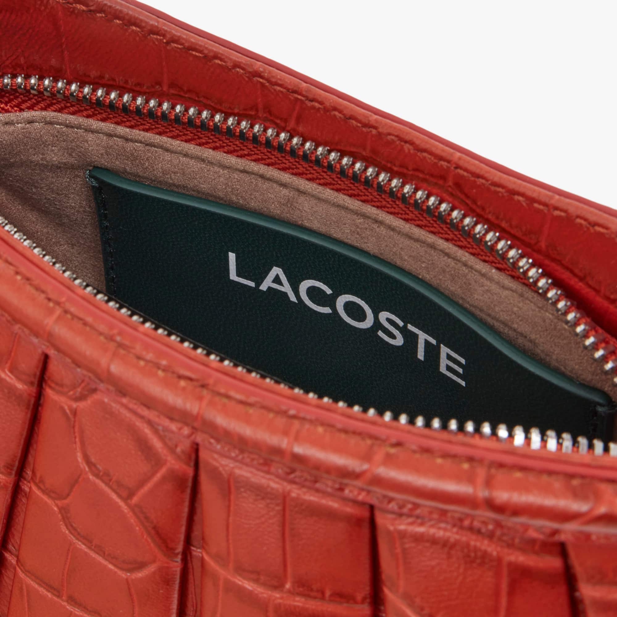 Runway Mini Lenglen Crocodile Effect Leather Bag