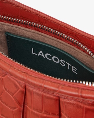 Runway Mini Lenglen Crocodile Effect Leather Bag