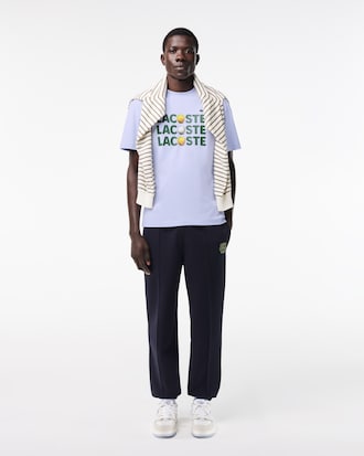 Men's Heavy Cotton Ball Print T-Shirt