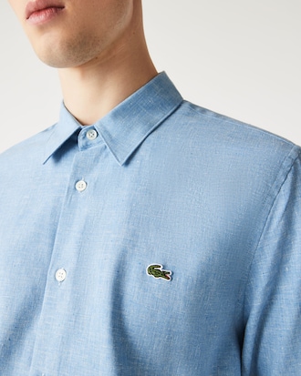 Men's Slim Fit Cotton Chambray Shirt