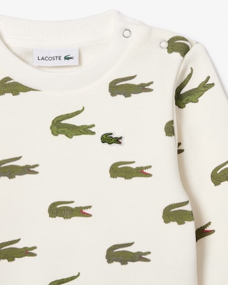 Unisex Croc Print Cotton Pajama Gift Set