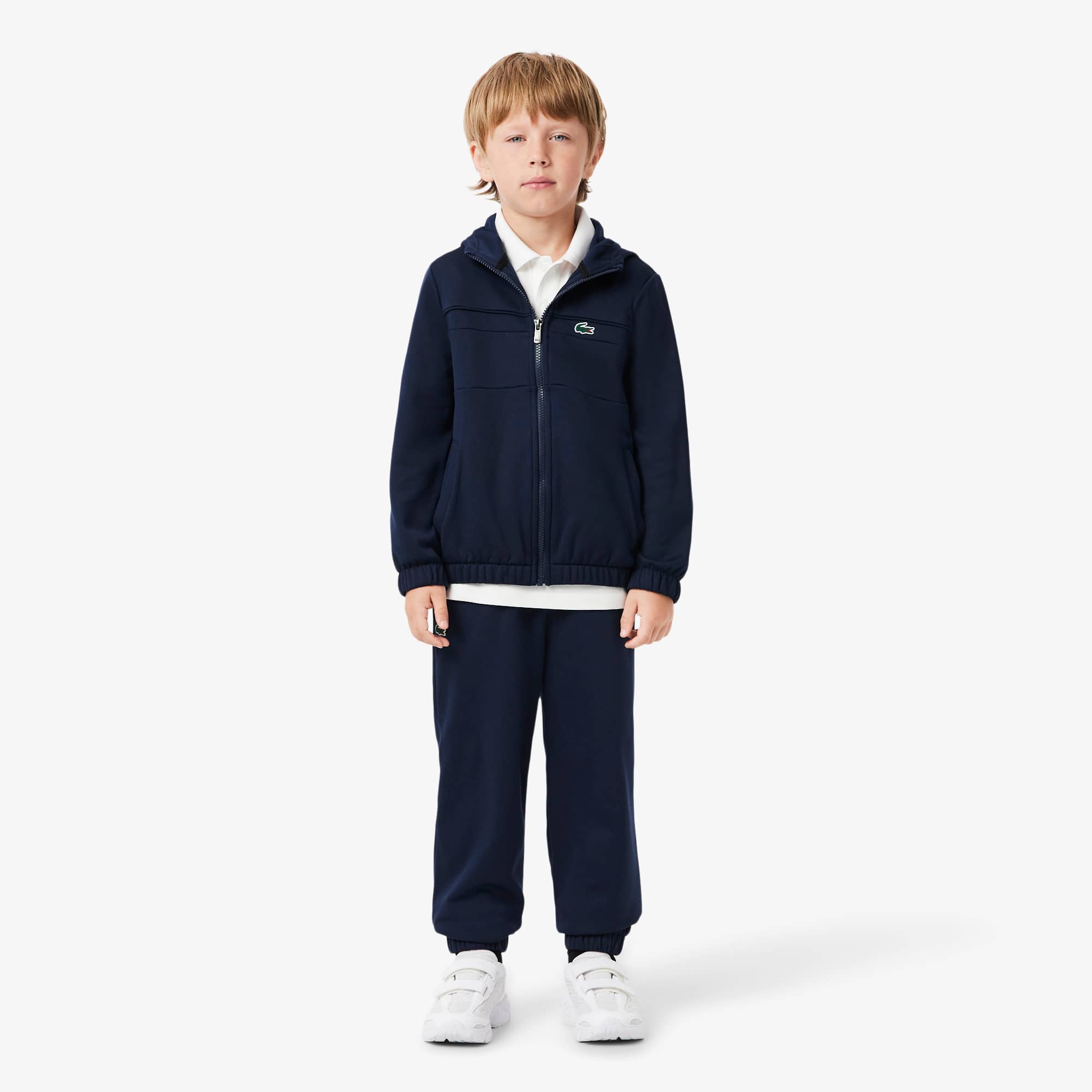 Lacoste Boys' Sport Colorblock Tracksuit - 10 Years In Blue