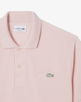 Polo de corte cl&aacute;sico con Petit Piqu&eacute; bordado