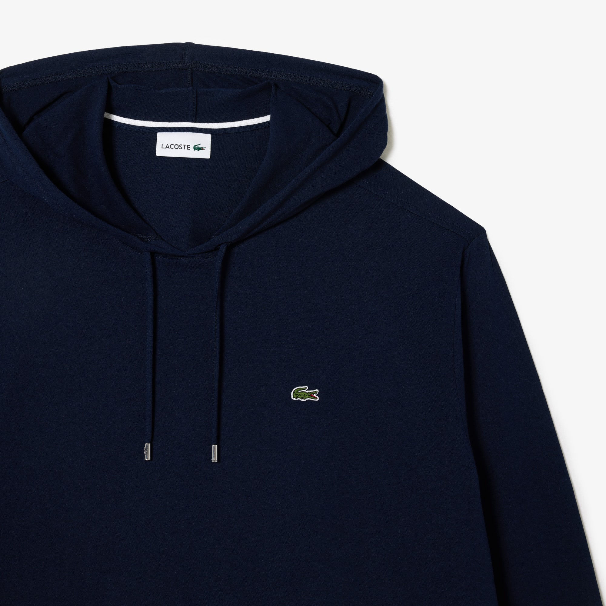 LACOSTE ネイビー マウンテンパーカー US L Men's Big Fit Hooded T-Shirt - T-shirts - New In 2026 | Lacoste