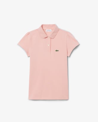 Girls' Scalloped Collar Piqu&eacute; Polo