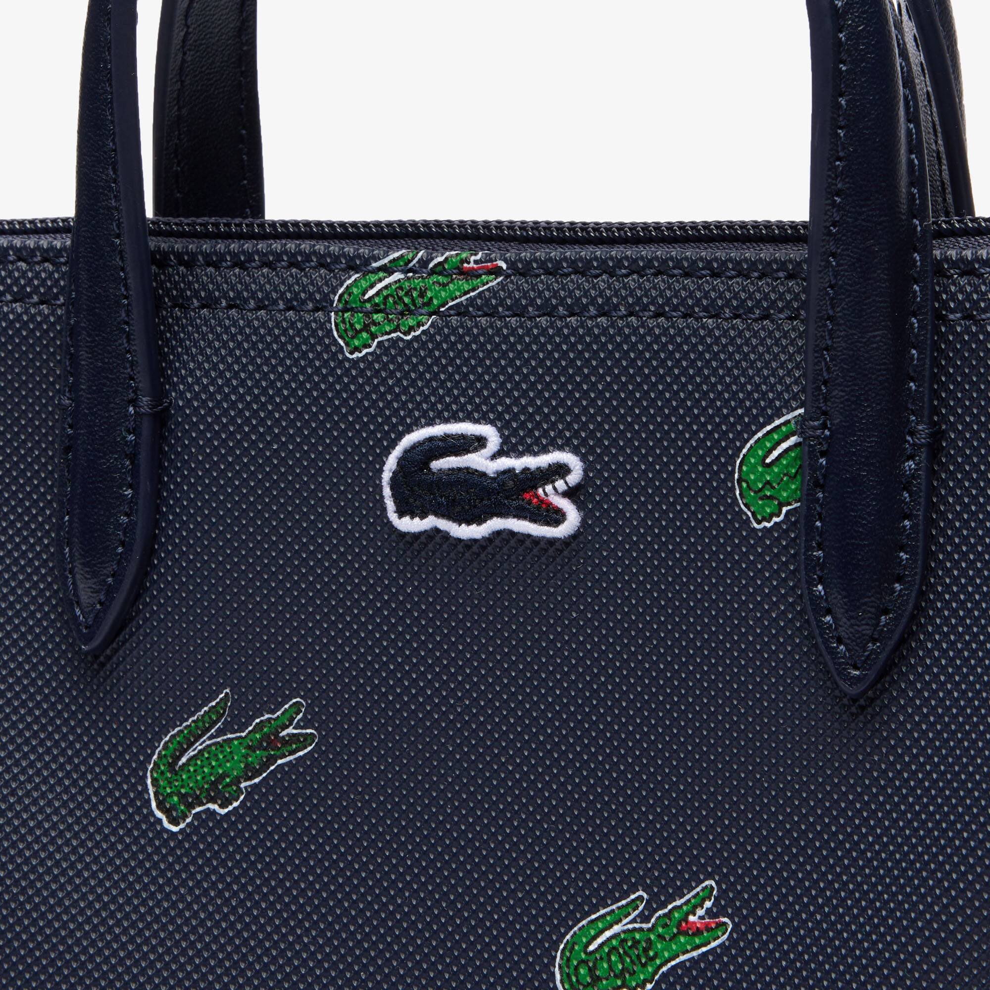 LACOSTE☆ Puffy Croc トートバッグ LACOSTE Puffy Croc Quilted Tote - Violet