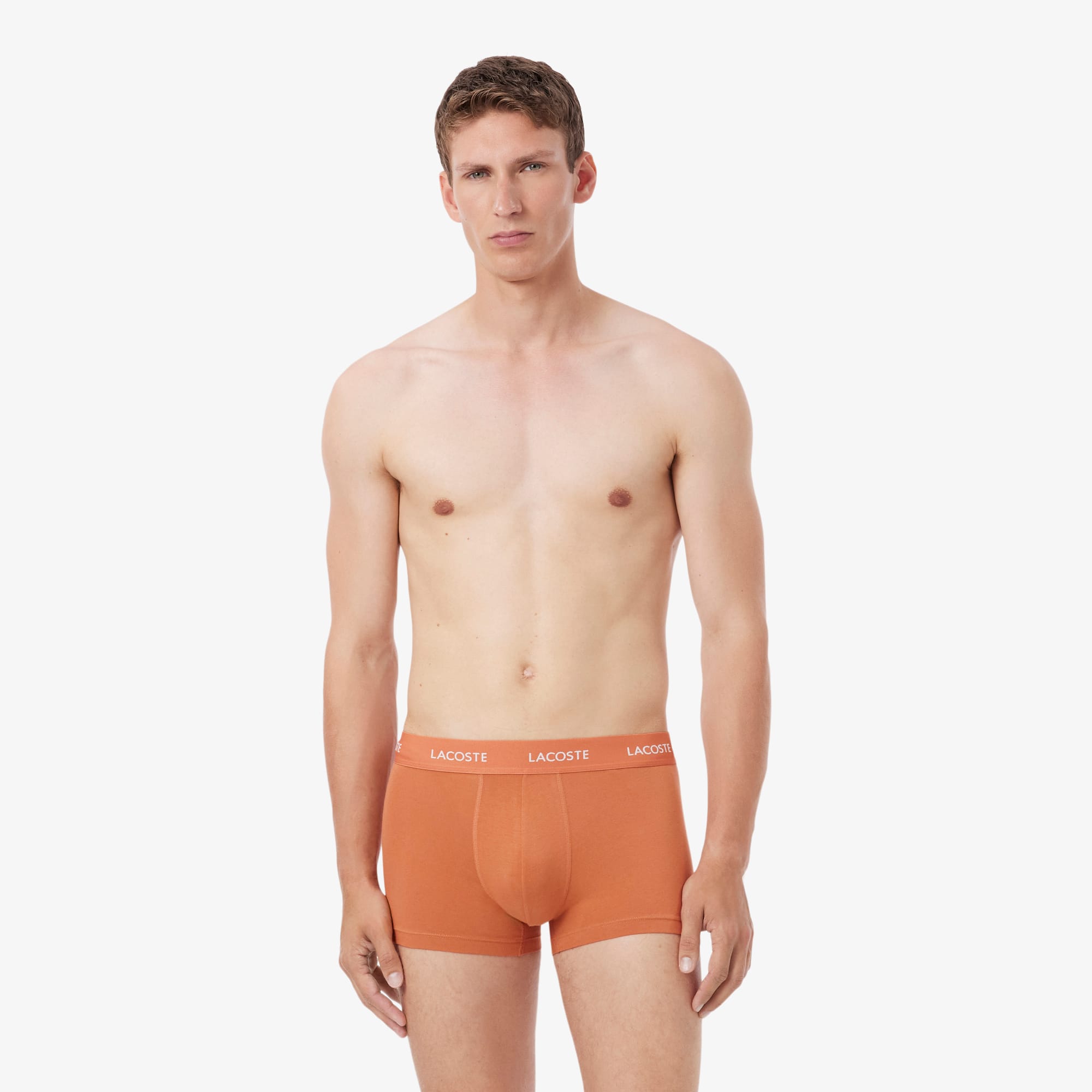3-Pack Branded Stretch Jersey Trunks