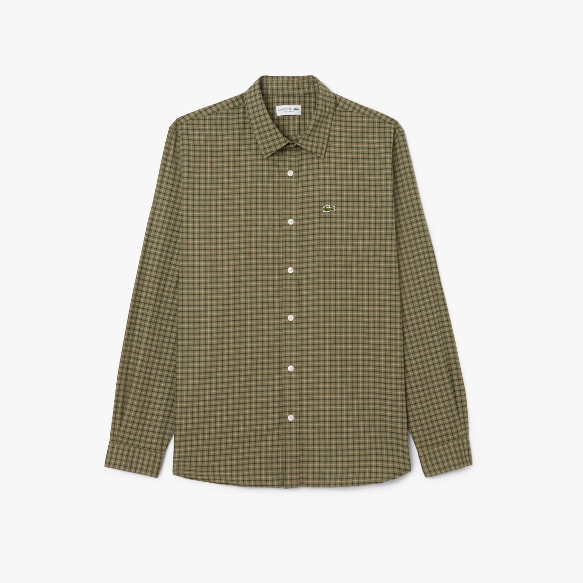 Men's Regular Fit Plaid Flannel Shirt