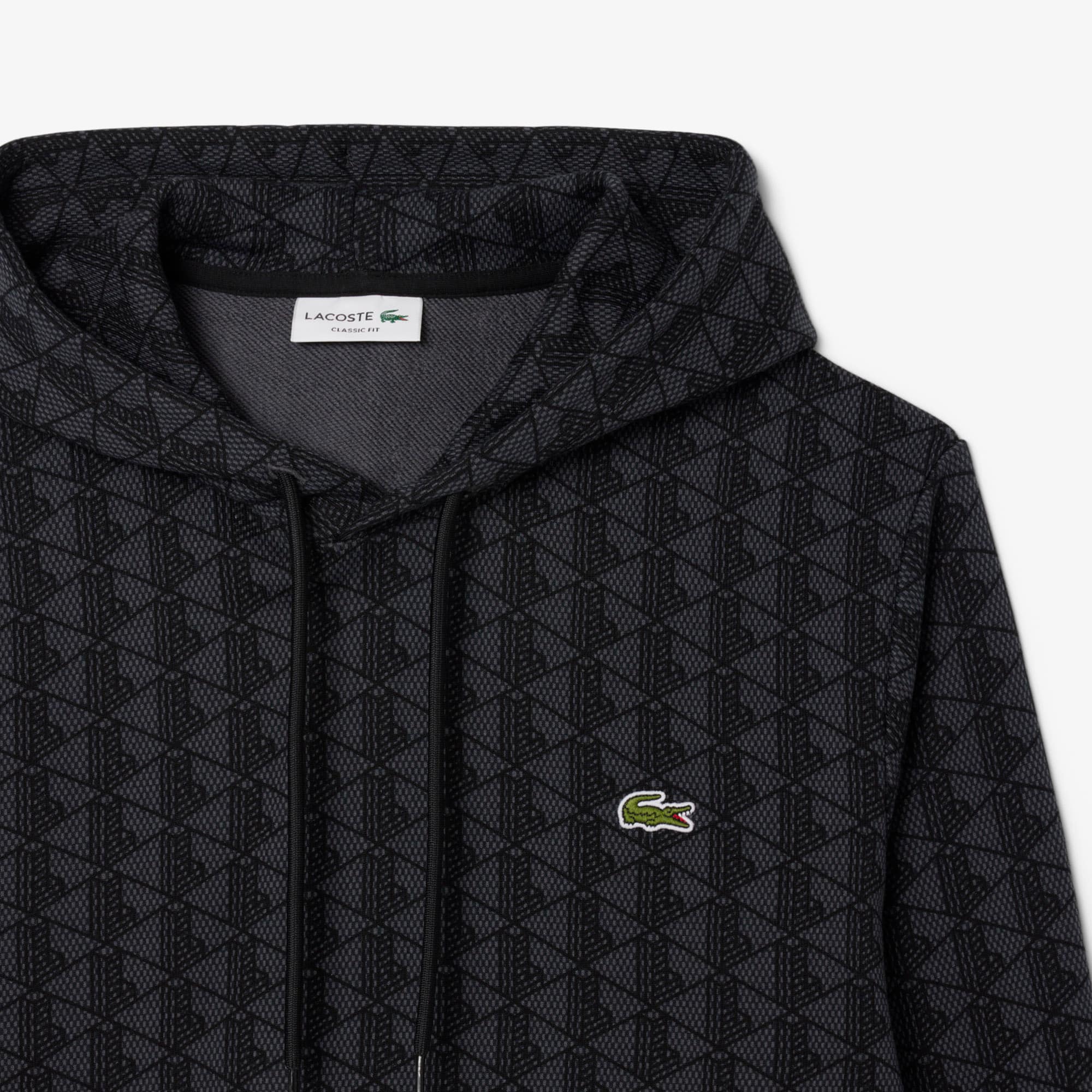 LACOSTE スウェット Men's Monogram Fleece Hoodie - Sweaters & Sweatshirts - New In