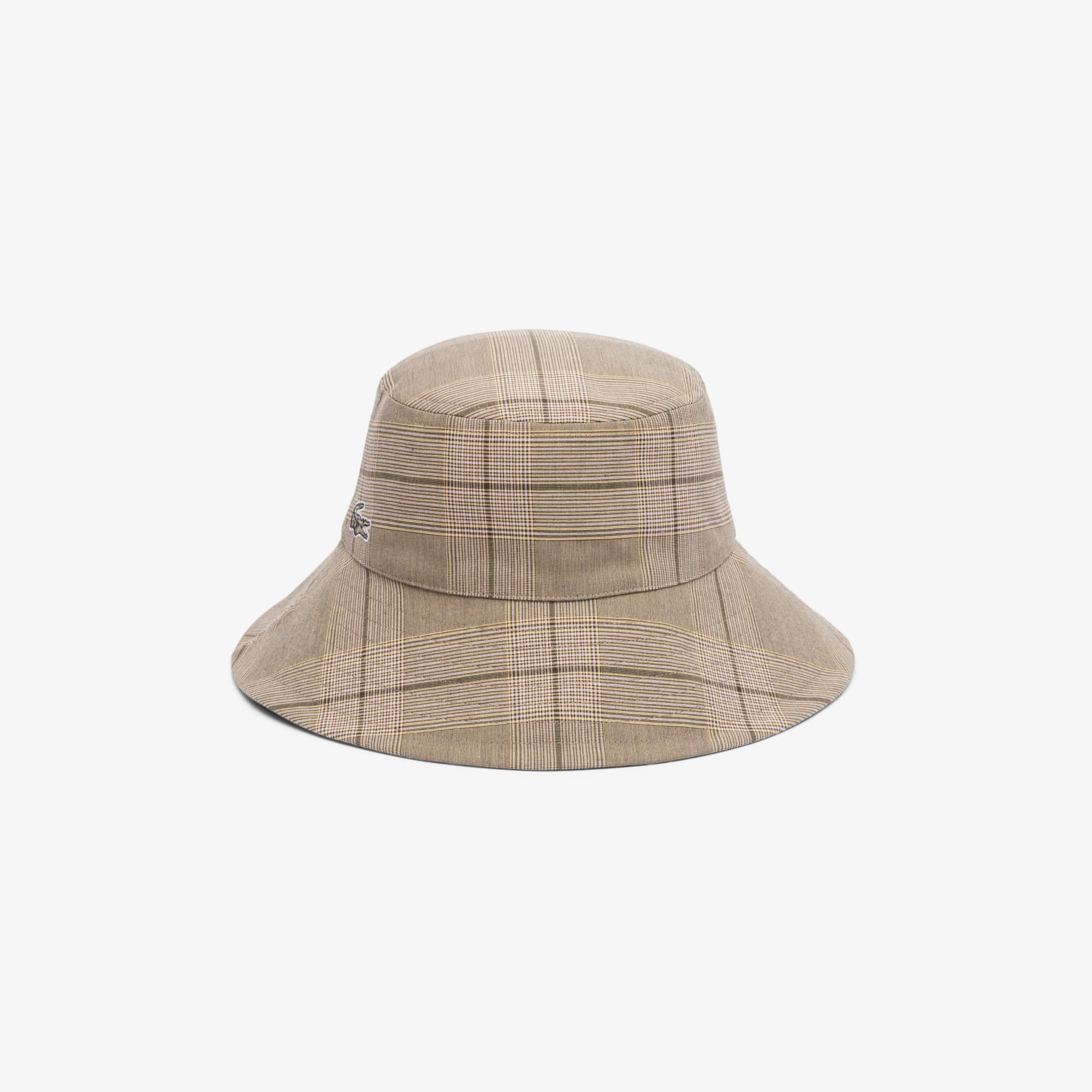 Women's Plaid Cotton Poplin Bucket Hat - All Women's Accessories