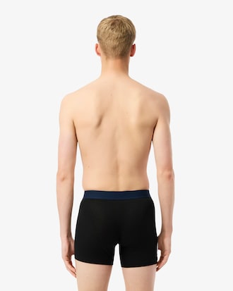 Paquete de 3 calzoncillos b&oacute;xer de algod&oacute;n para hombre