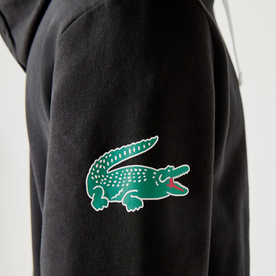 Men S Lacoste Sport Crocodile Print Hooded Cotton Sweatshirt Lacoste #lacoste #lacostecrocodille #lacosteoriginalreal versus fake lacoste sweater; men s lacoste sport crocodile print hooded cotton sweatshirt