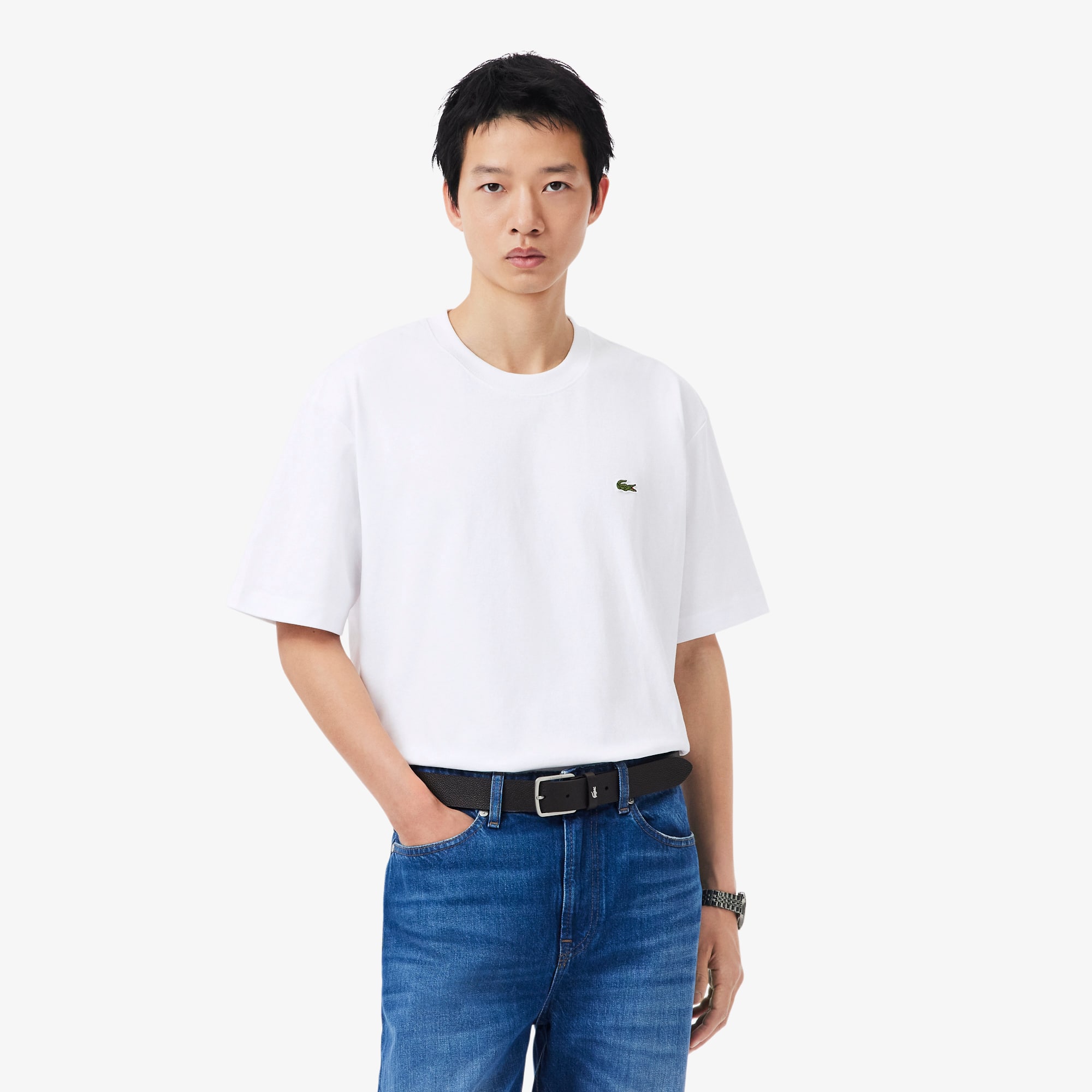 Heavy Cotton Jersey T-Shirt - Men's Collection - New In 2026 | Lacoste