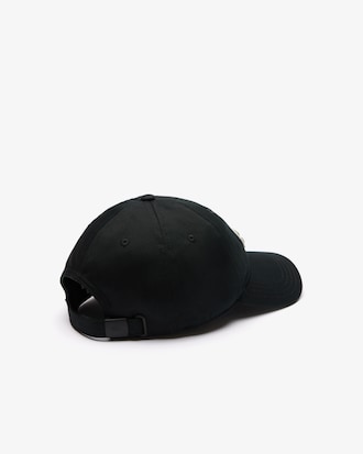 Unisex Crocodile Badge Cotton Twill Cap