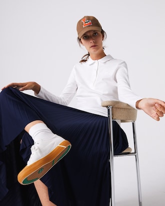 Women's Slim Fit L.12.D Stretch Mini Piqué Polo