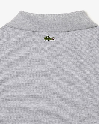 Polo imprim&eacute; avec inscriptions en petit piqu&eacute;