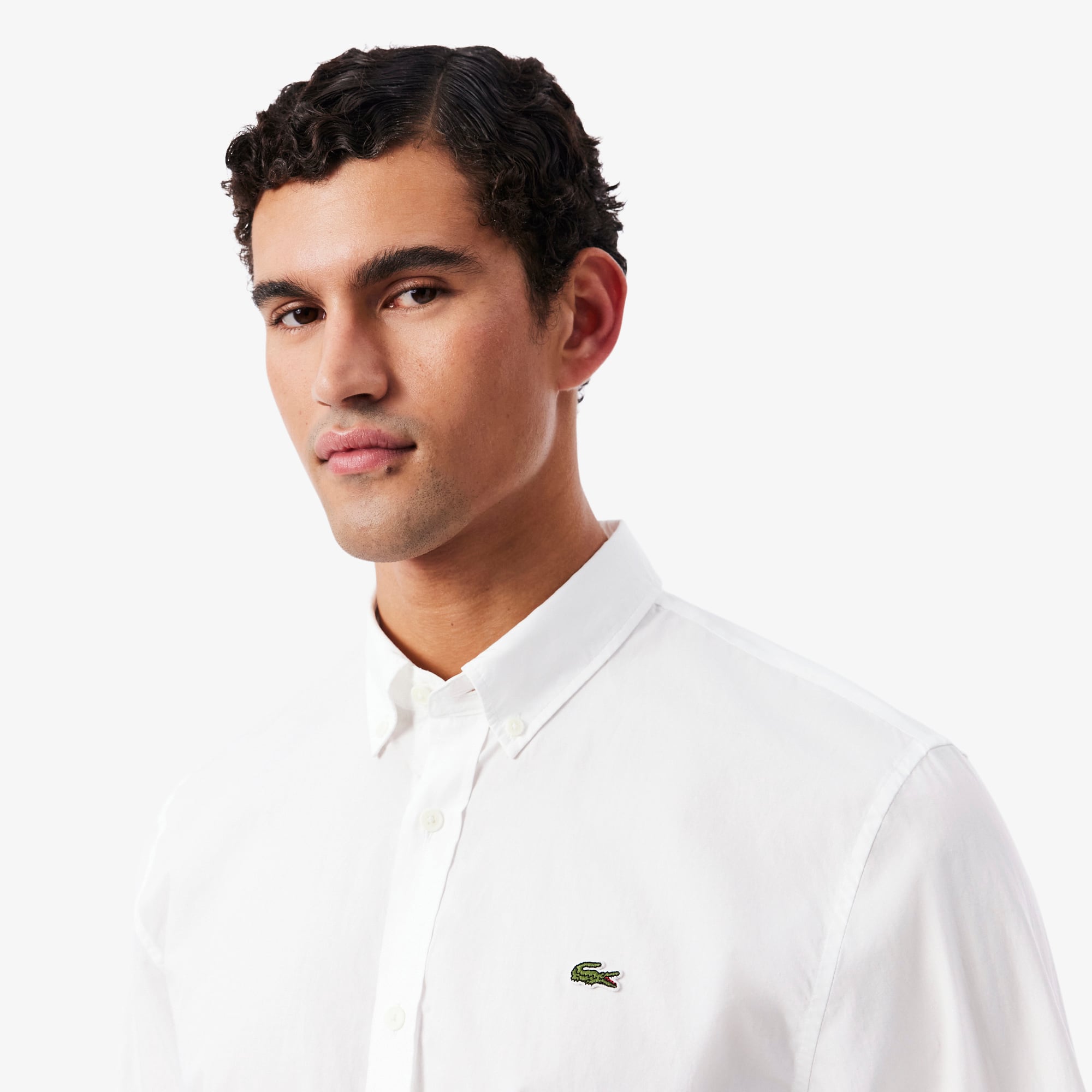 Regular Fit Stretch Poplin Shirt - Button Down Shirts - New In