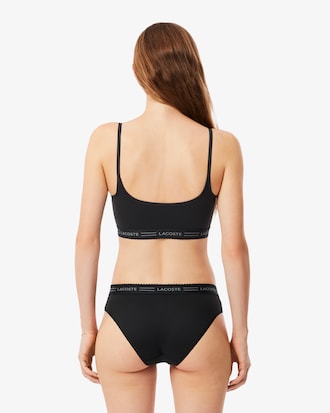 Scallop Band Microfiber Bralette