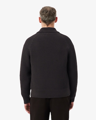 Chunky Knit Textured Jacket