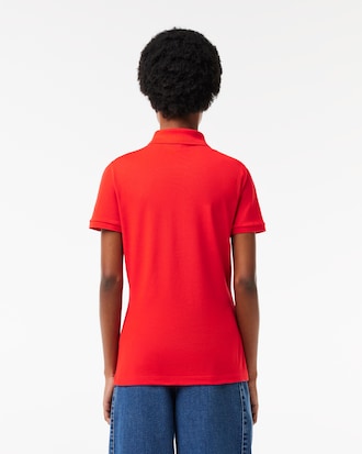 Women's L.12.D Slim Fit Stretch Mini Piqué Polo