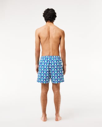 Men's Graphic Print Swim Trunks