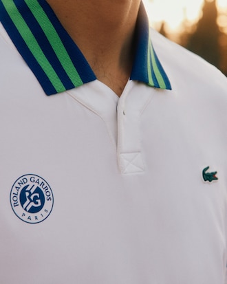 Polo de tenis de corte slim Daniil Medvedev edici&oacute;n Roland-Garros