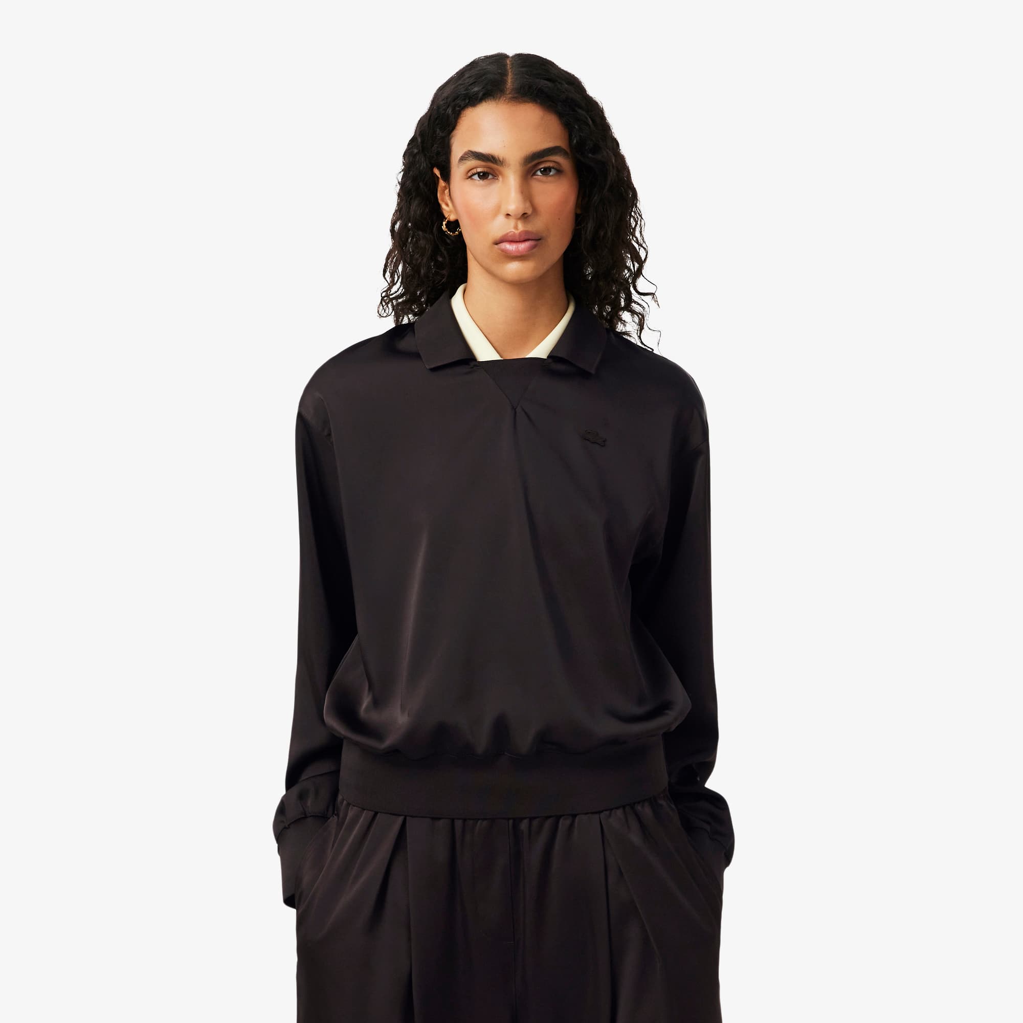 Relaxed Fit Satin Polo - Women's Collection - New In 2026 | Lacoste