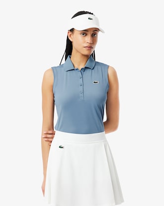 Women's Slim Fit UV Protect Stretch Golf Polo