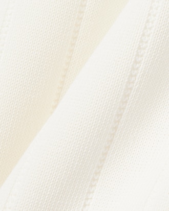Pull col polo maille c&ocirc;tel&eacute;e fluide