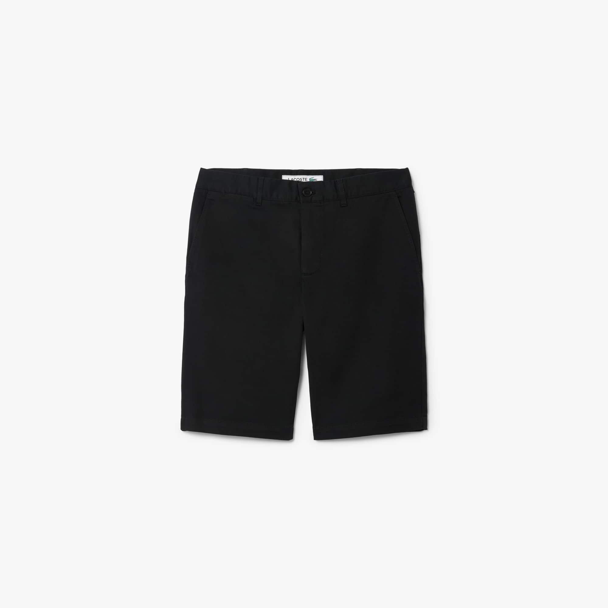 ハーフ・ショートパンツ LACOSTE Men Shorts GH9860 031 Black セール】LACOSTE/ラコステ COTTON SHORT PANTS ショートパンツ