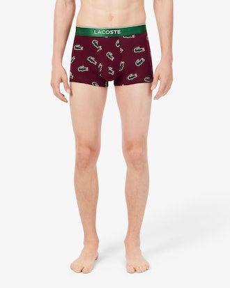 3-Pack Crocodile Print Trunks