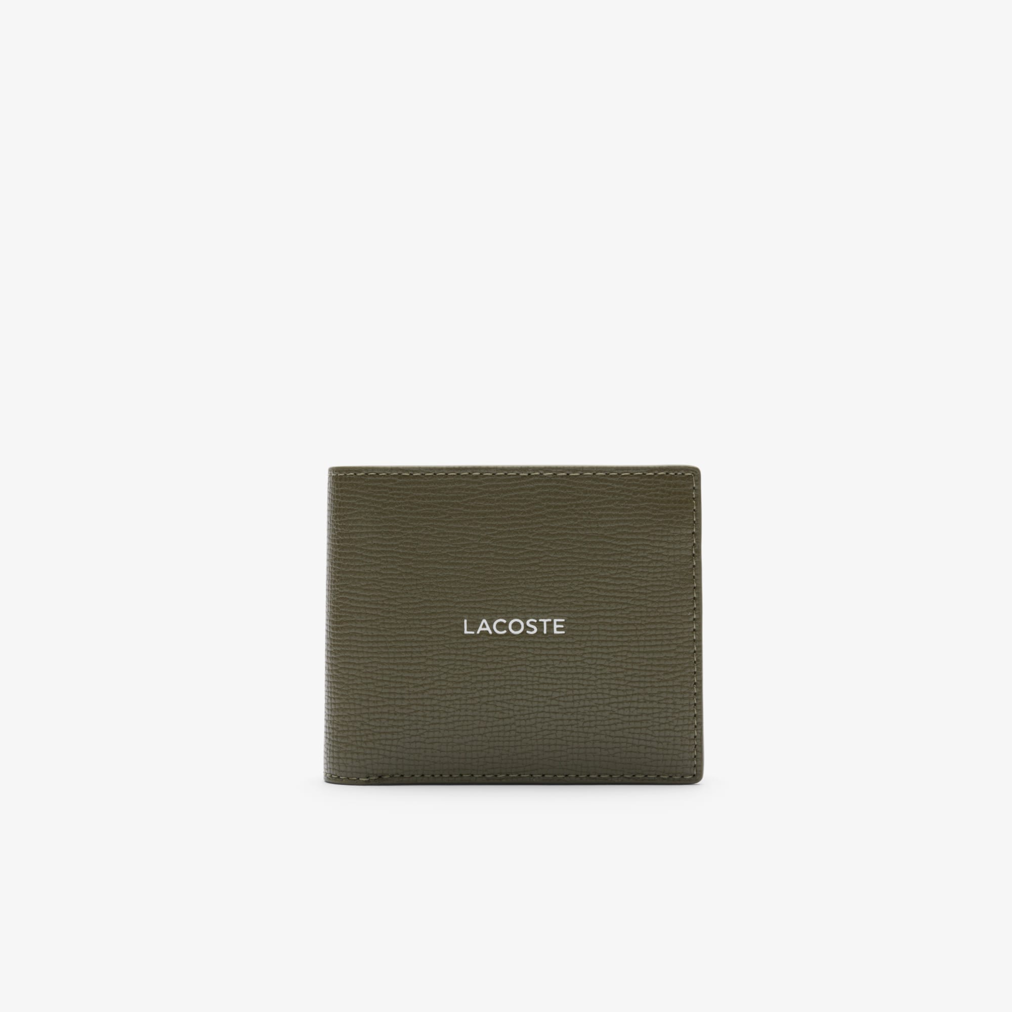 Lacoste Men's Medium Ossian Leather Billfold - One Size In Green