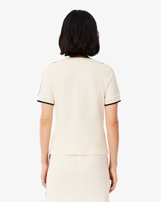 Playera Para mujer Made In France en piqué texturizado