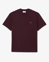 Playera de Tejido Jersey con Cocodrilo Metalizado