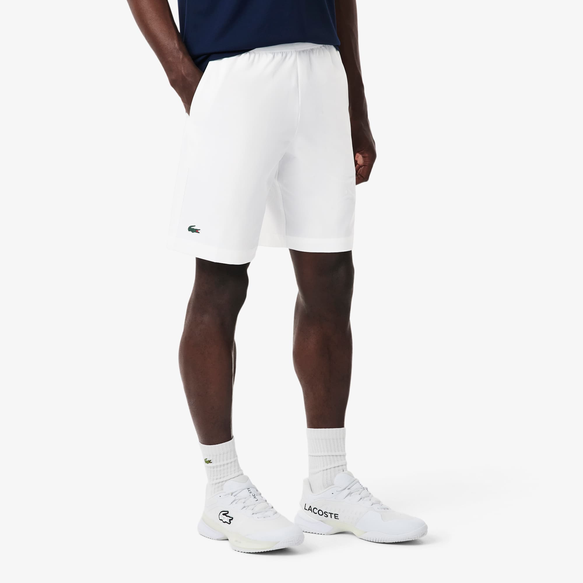 LACOSTE ULTRA DRY ショートパンツ 速乾 ウィメンズ ハイストレッチ ウルトラドライゴルフショーツ