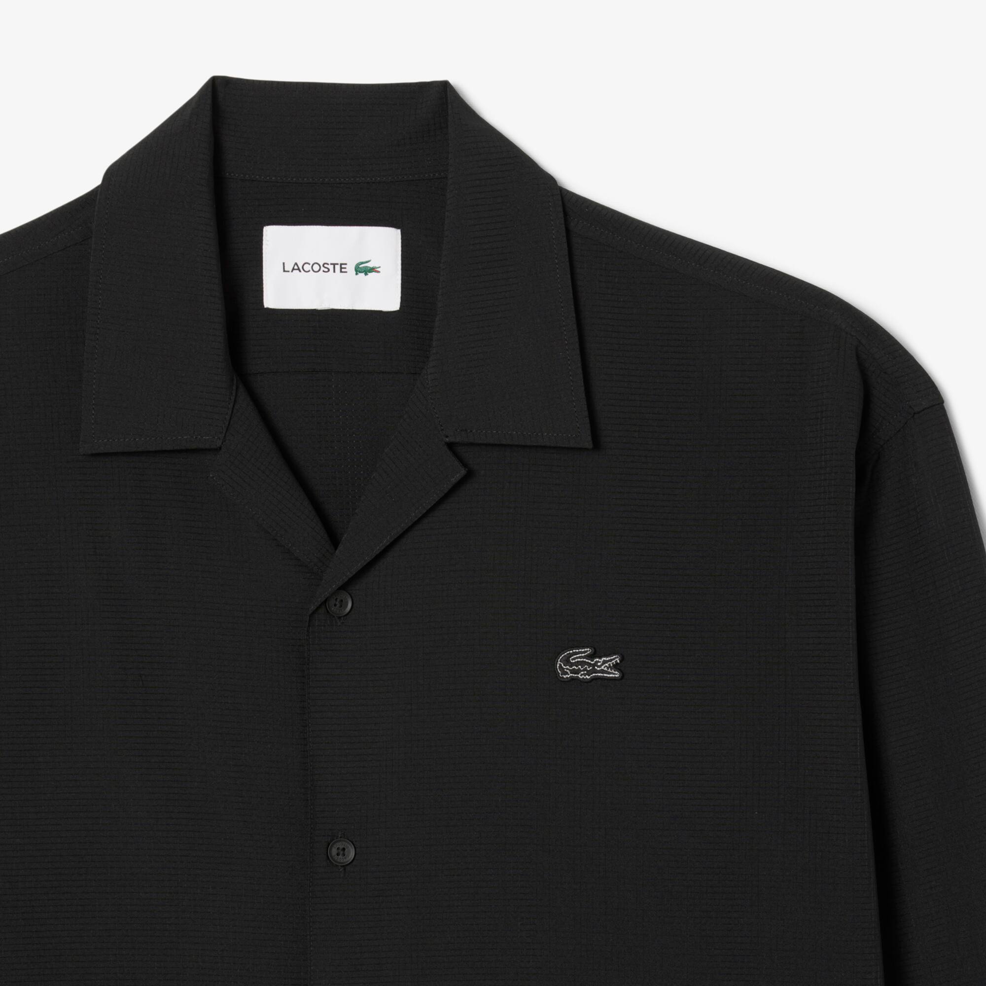 Men's Lightweight Relaxed Fit Perforated Shirt - Button Down
