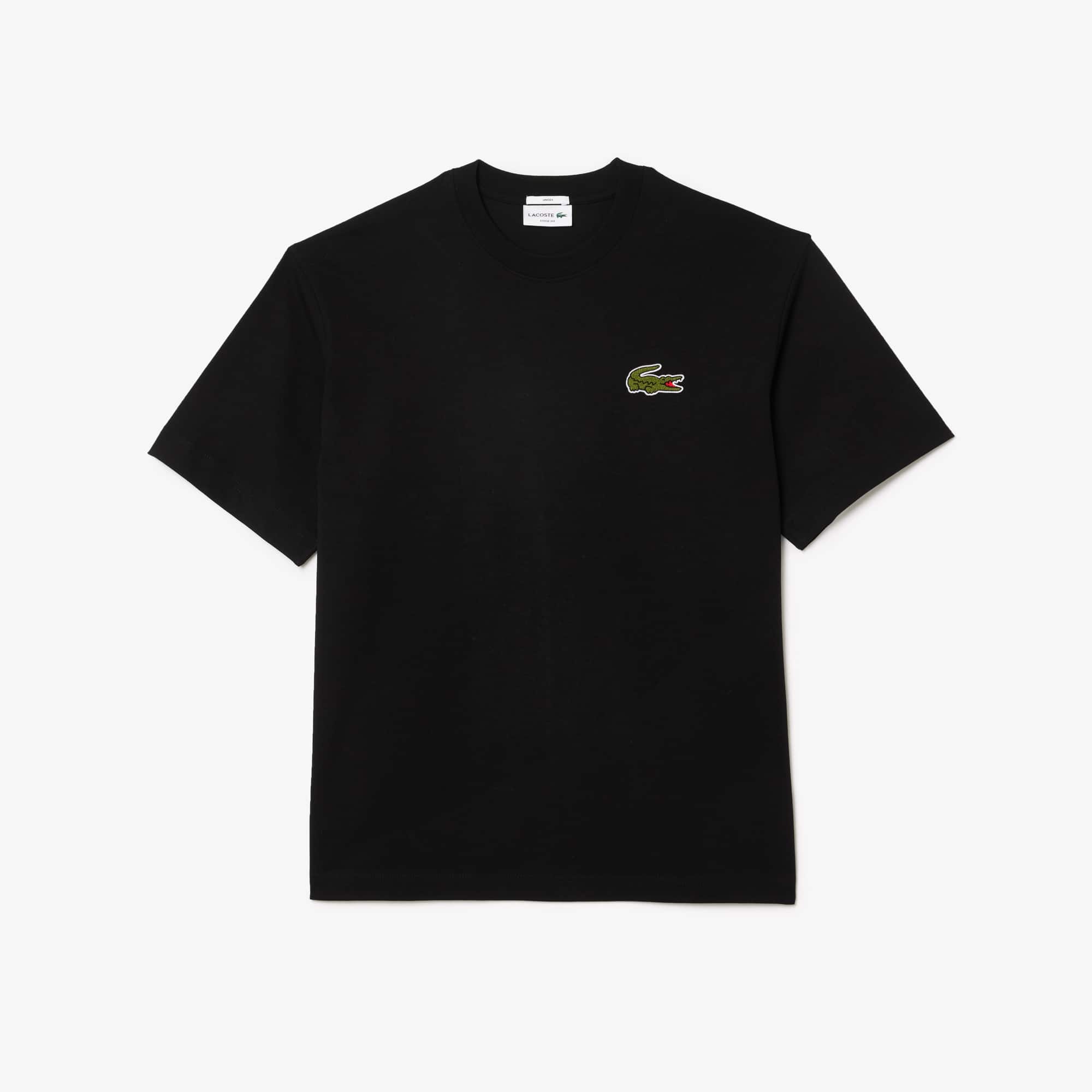 Unisex Loose Fit Heavy Cotton Badge T-Shirt - T-shirts - New In