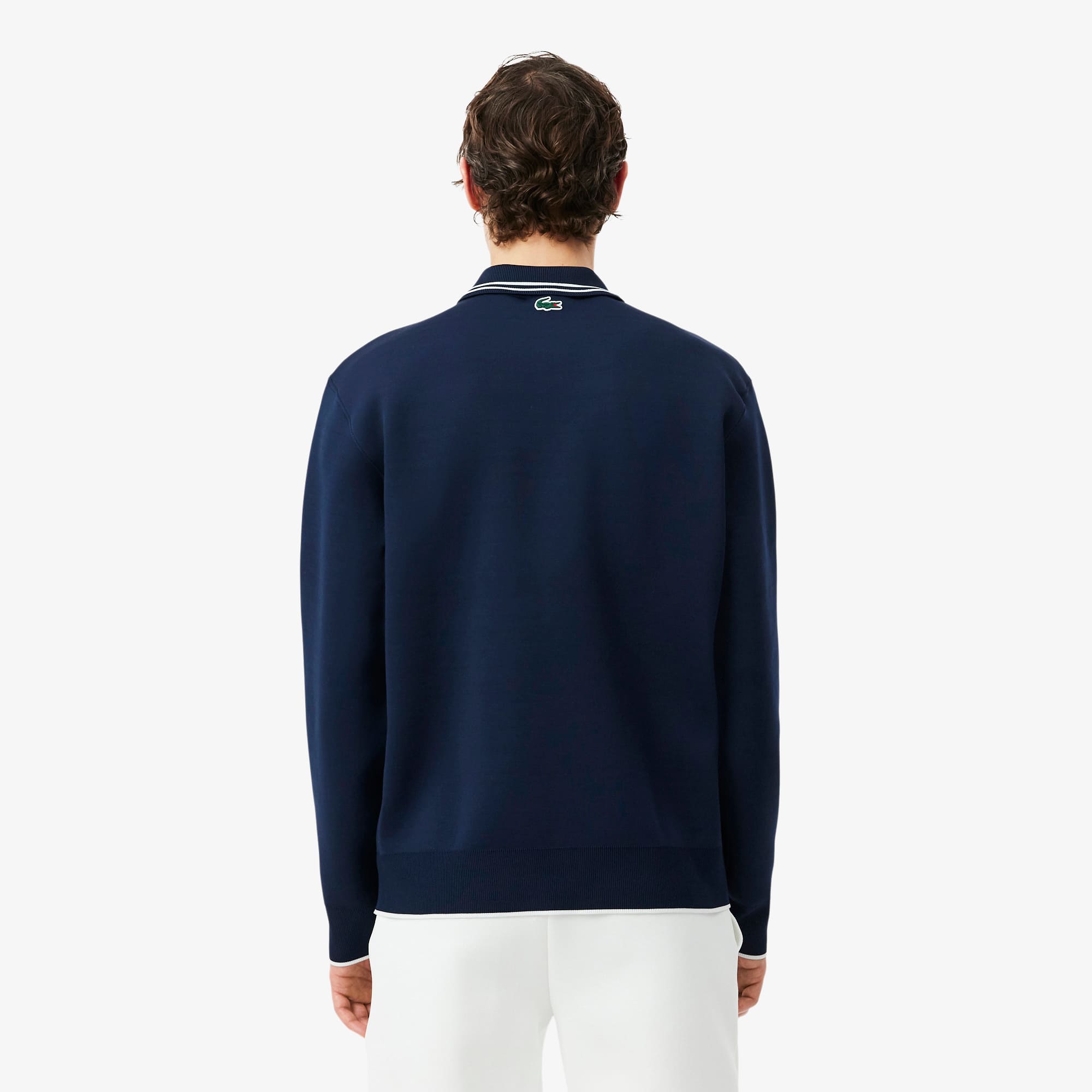 Tennis Heritage Polo Collar Zipped Sweatshirt - Sweaters