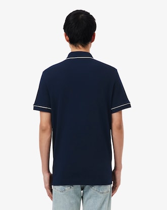 Men's Regular Fit Paris Stretch Piqu&eacute; Polo