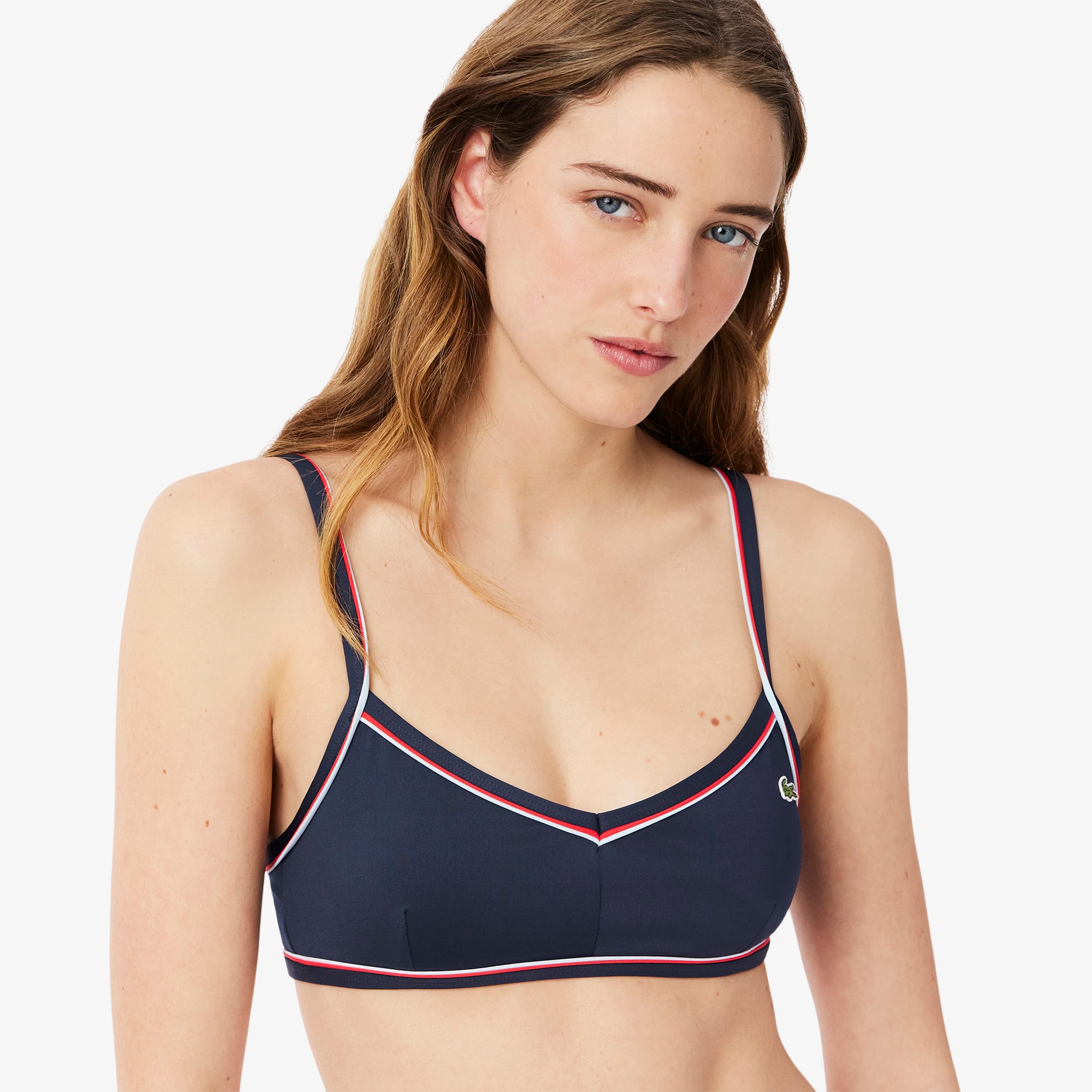 Women's Trim Accent Swim Top - Swimwear - New In 2025 | Lacoste