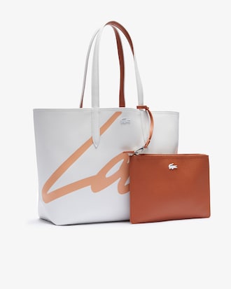 Anna Reversible Signature Canvas Tote