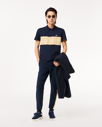 Men's Regular Fit Stretch Mini Piqué Polo
