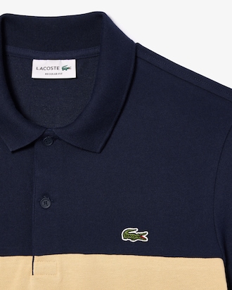 Men's Regular Fit Stretch Mini Piqué Polo