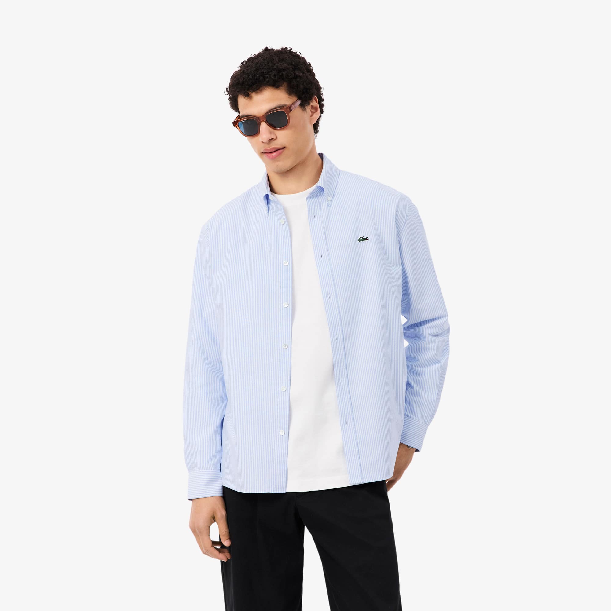 Regular Fit Striped Oxford Shirt