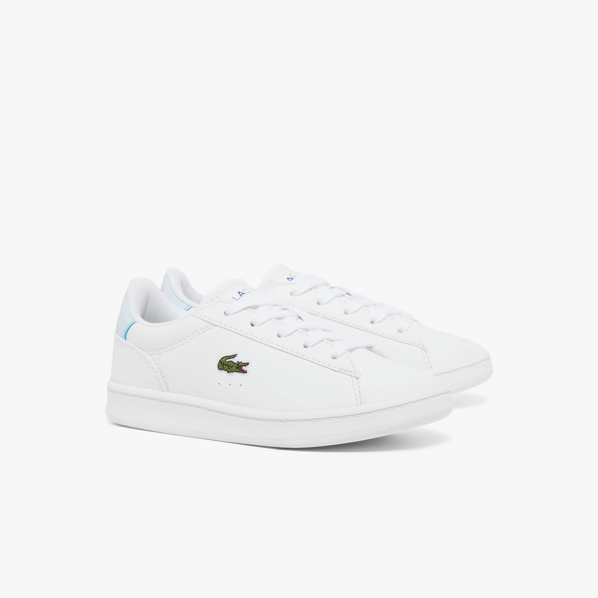 【関税込み】Lacoste ホワイト Carnaby Set レザースニーカー Children's Carnaby Set Sneakers - Baby & Kids Shoes