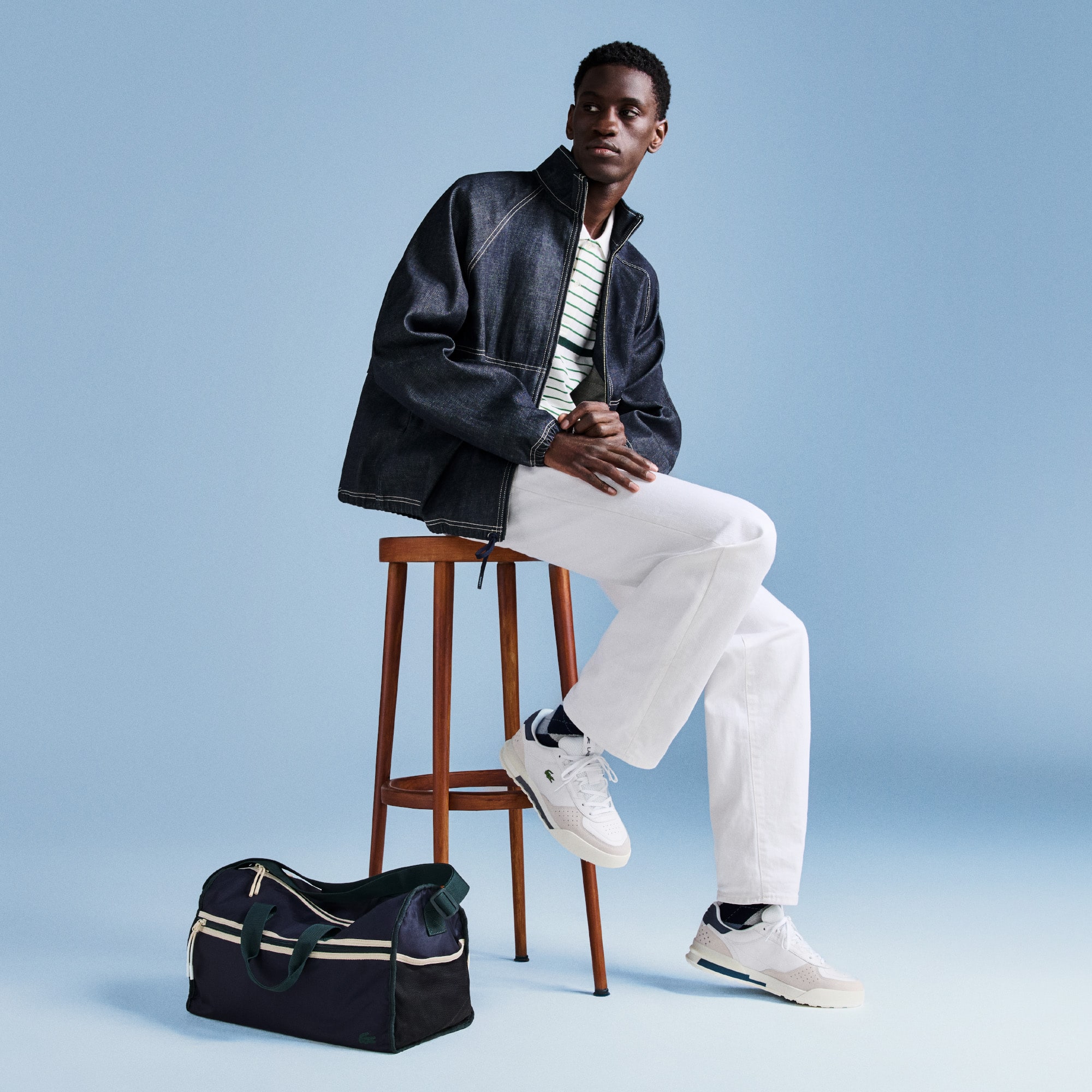 ハオ。 LACOSTEメンズジャケット Men's Slam Break Leather Sneakers - Sneakers - New In 2026 | Lacoste