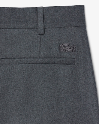 Regular Fit Felted Wool Suit Pants