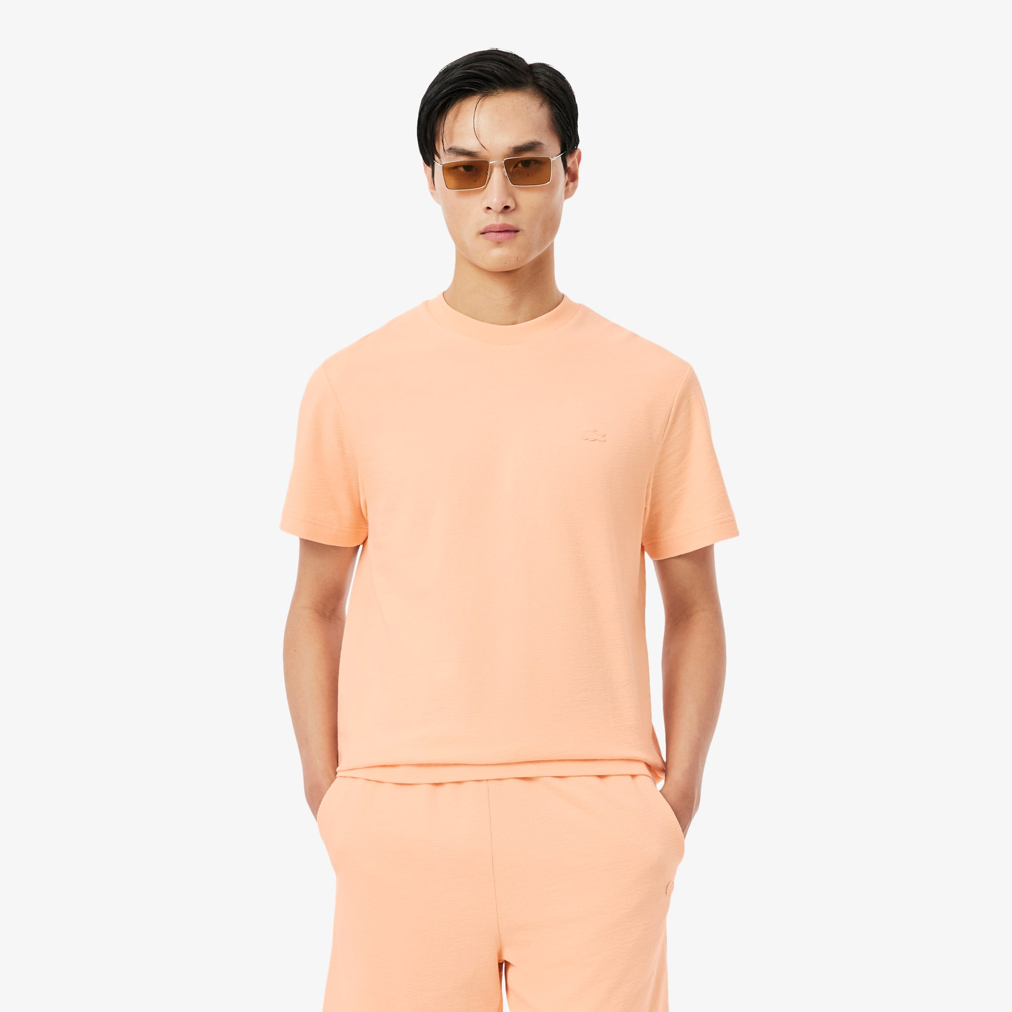 Textured Jersey T-shirt - T-shirts - New In 2026 | Lacoste